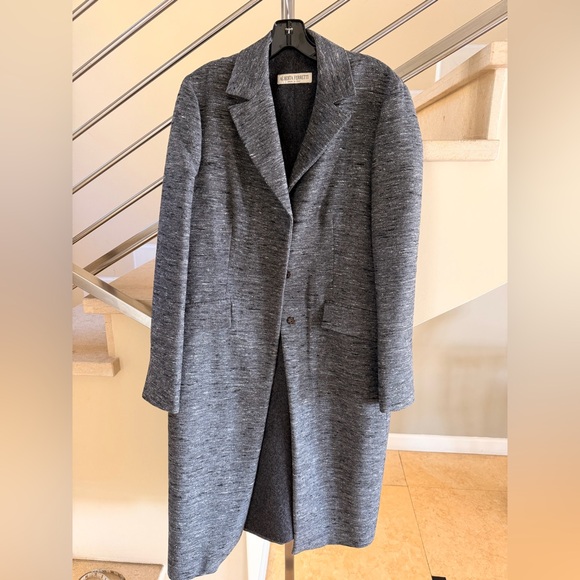 Alberta Ferretti Jackets & Blazers - Vintage Alberta Ferretti GREY Coat